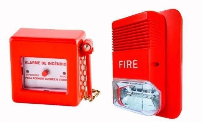 Acionador Manual de Alarme de Incendio Água Rasa - Acionador de Incendio Manual