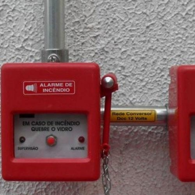 Comprar Acionador Manual Incendio Ponte Rasa - Acionador Manual Alarme de Incendio